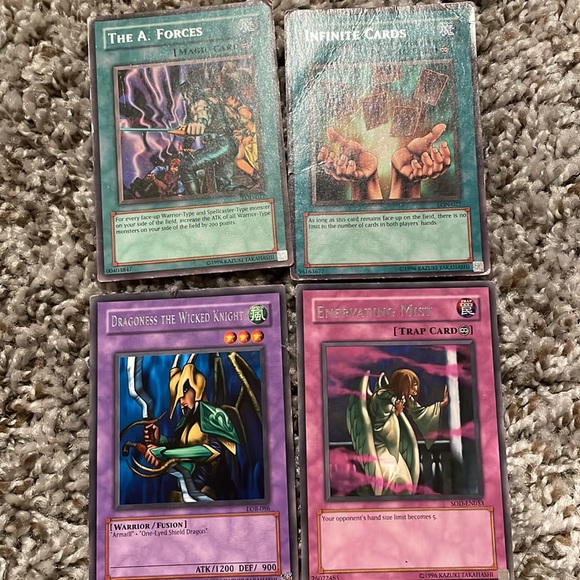 Lot Of 13 Assorted Rare Shiny Lettering YuGiOh Cards - Picture 2 of 10